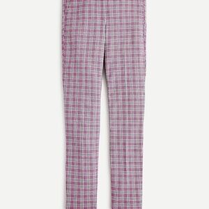 J. Crew Cameron slim crop pant in pink plaid 6